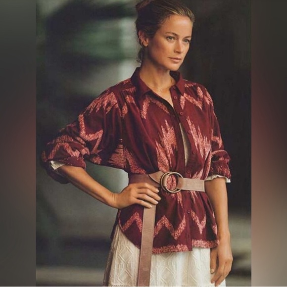 PILCRO the romy relaxed button down shirt - Picture 2 of 4